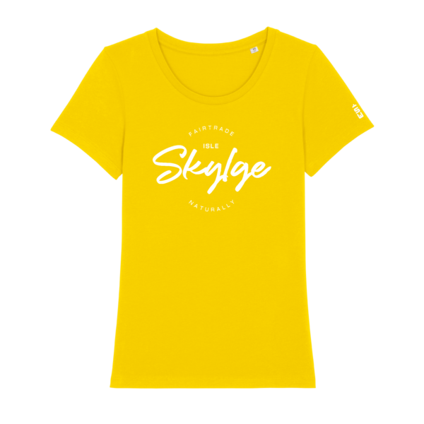 Skylgwear_dames_tshirt_SS22_geel