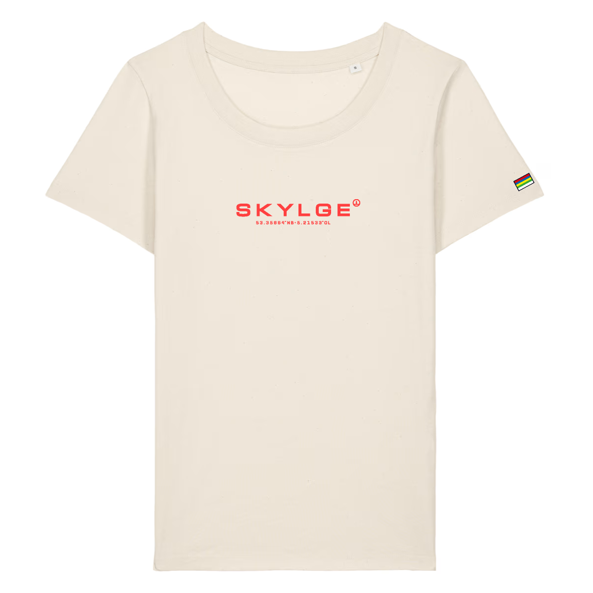 Dames T-shirt Naturel