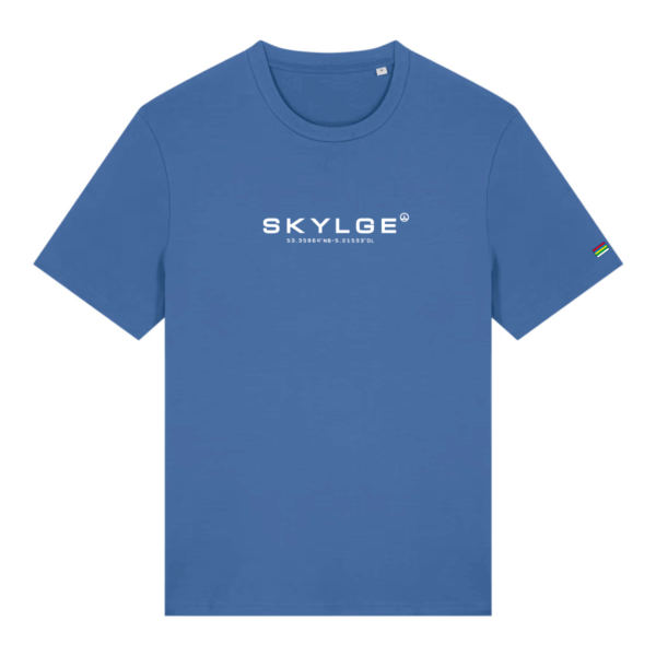 Skylge T-shirt kleur blauw. T-shirt Terschelling