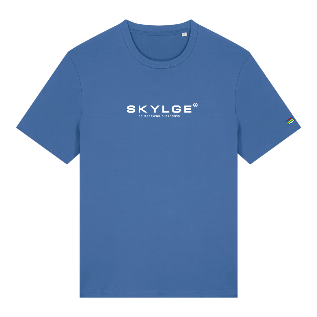 Skylge T-shirt kleur blauw. T-shirt Terschelling